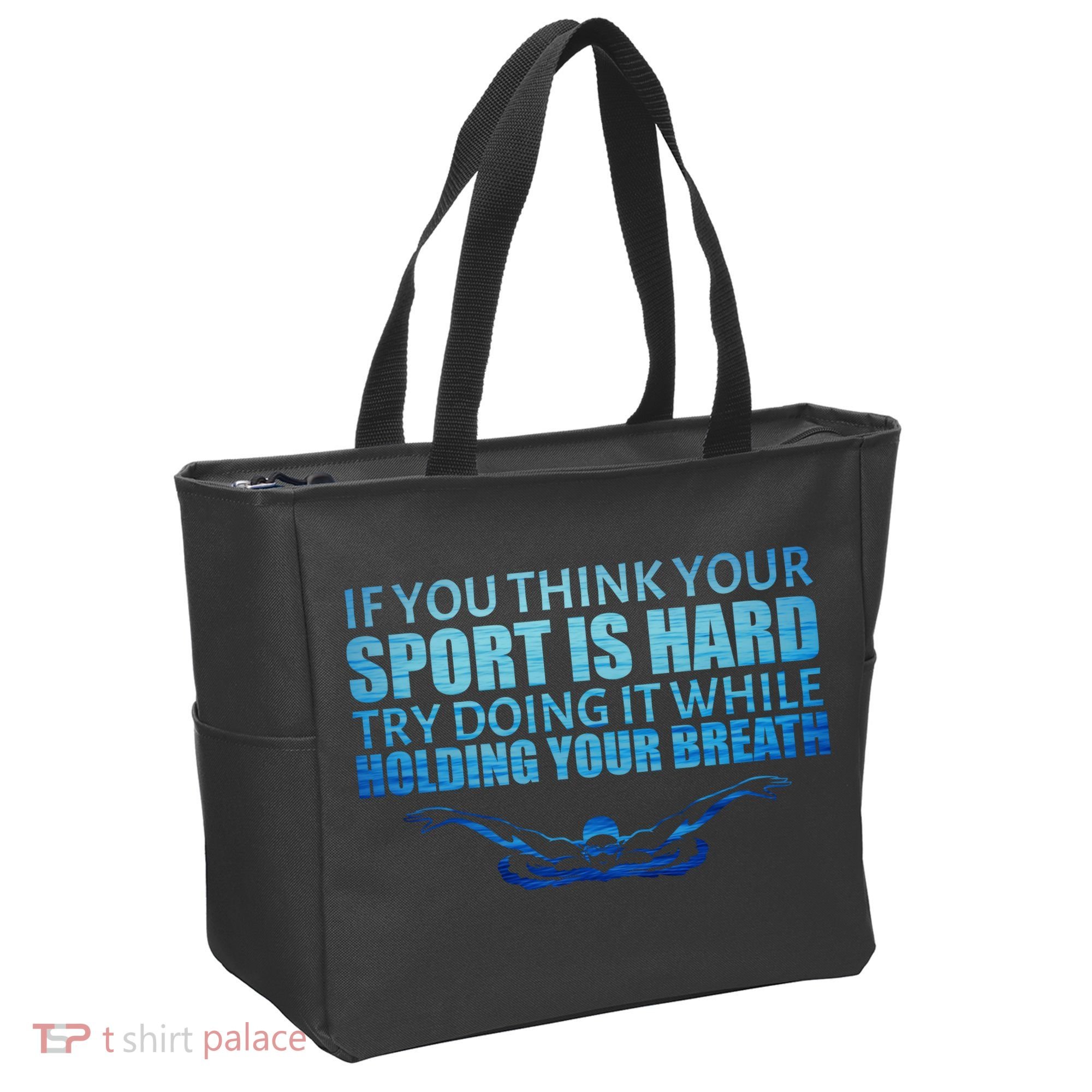 Swimming Is Hard Tote Bag