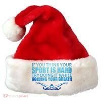Swimming Is Hard Santa Hat thumb 0