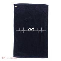 Swimming Is Life Golf Towel thumb 0