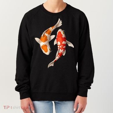 Swimming Koi Fishes Women's Sweatshirt