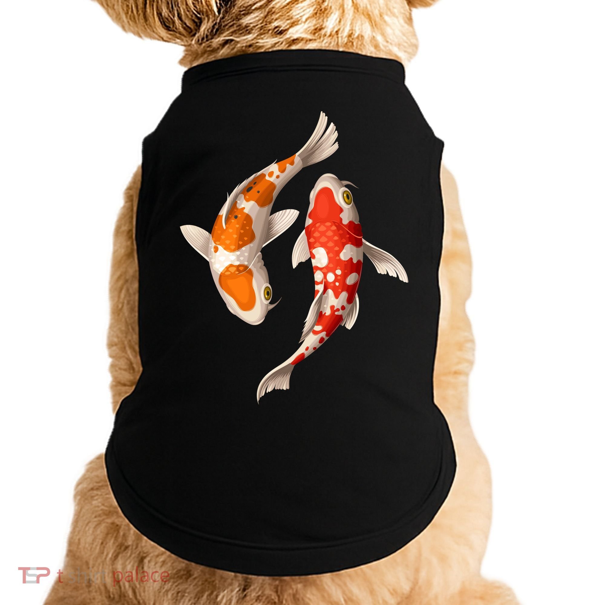 Swimming Koi Fishes Doggie Tank