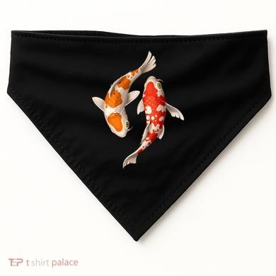 Swimming Koi Fishes USA-Made Doggie Bandana