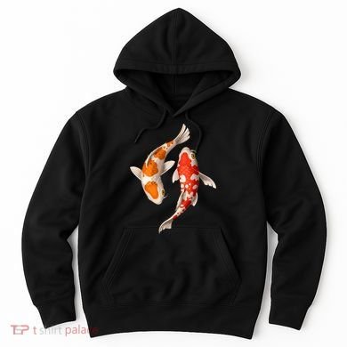 Swimming Koi Fishes Hoodie
