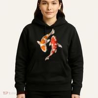 Swimming Koi Fishes Hoodie thumb 5