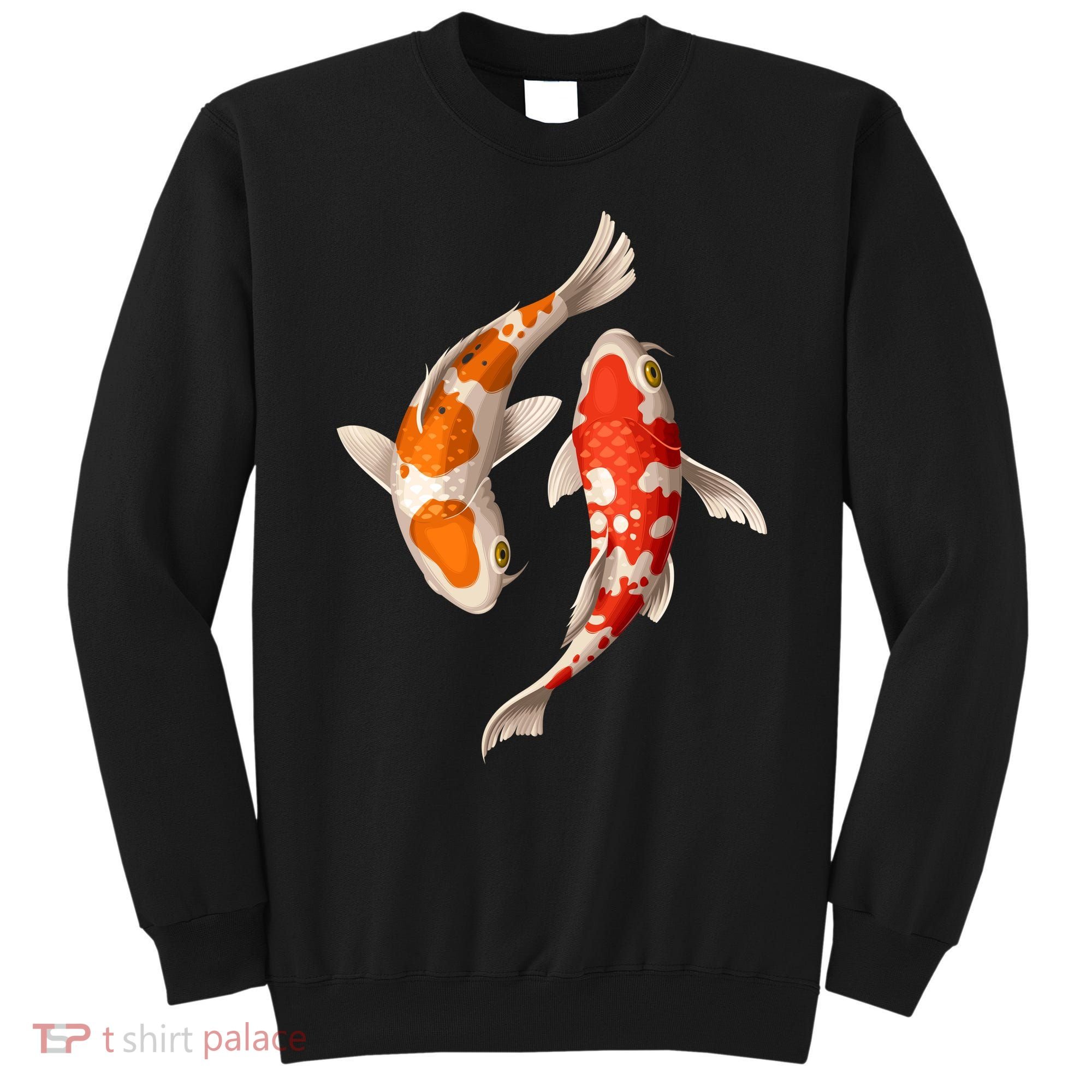Swimming Koi Fishes Sweatshirt