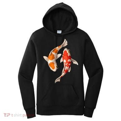 Swimming Koi Fishes Women's Hoodie