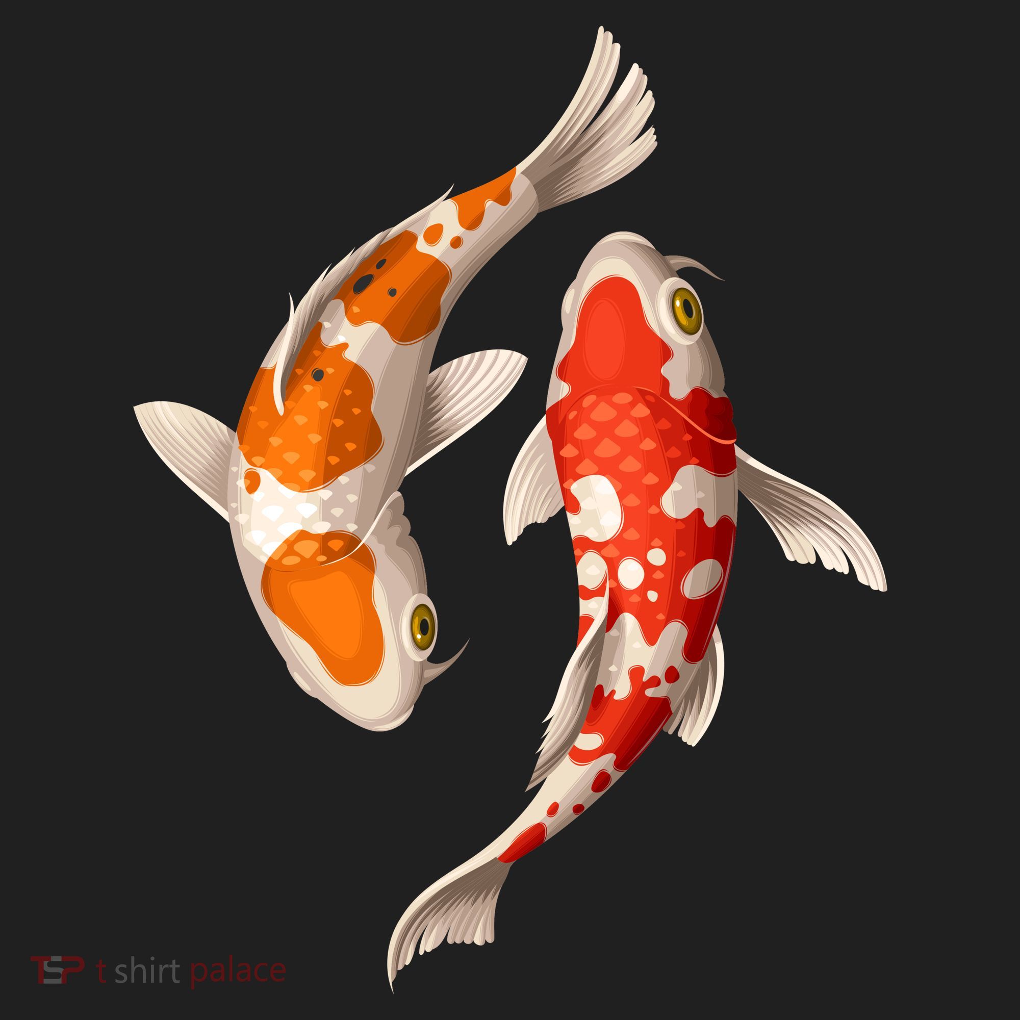 Swimming Koi Fishes Tumbler