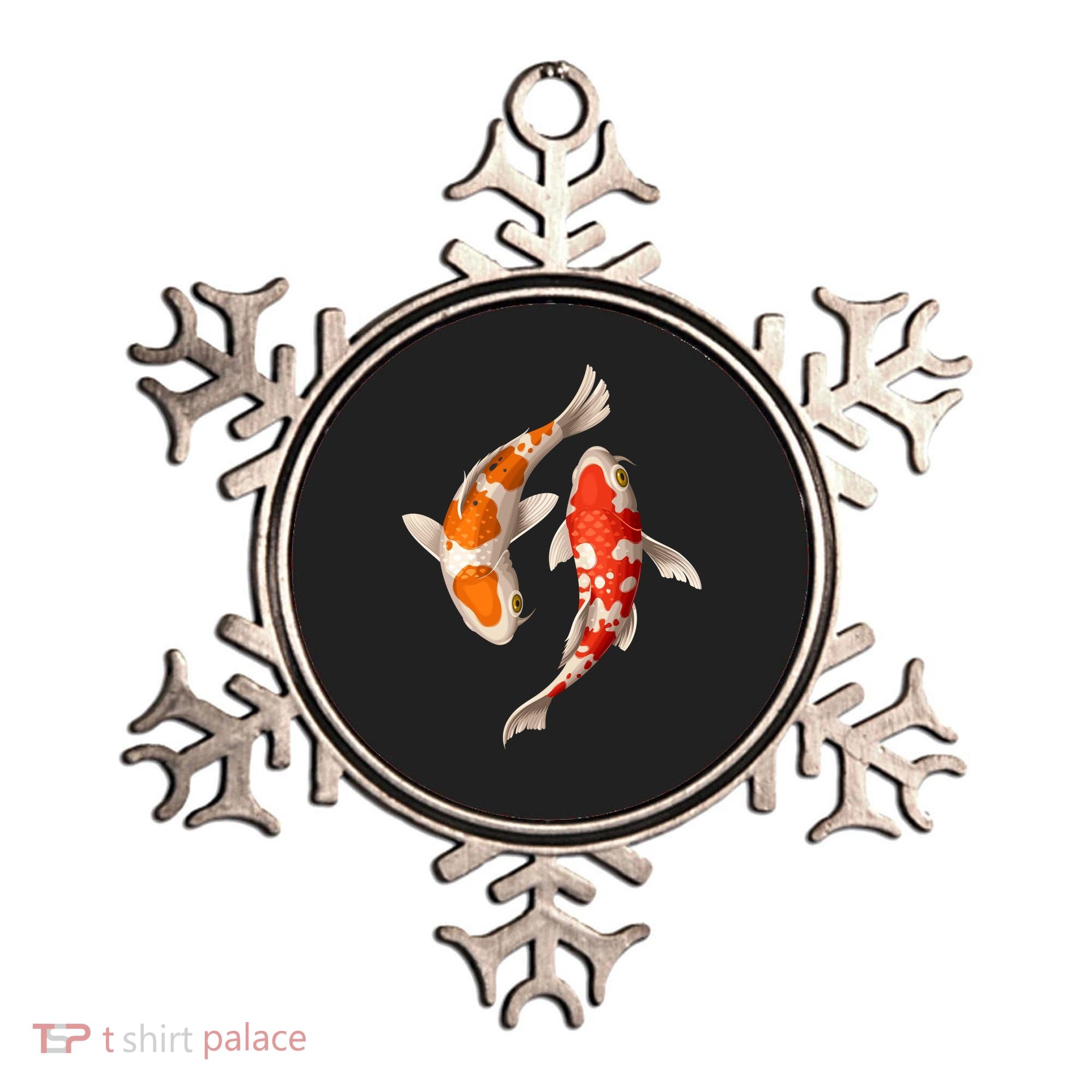 Swimming Koi Fishes Ornament