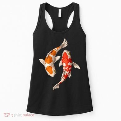Swimming Koi Fishes Women's Tank Top