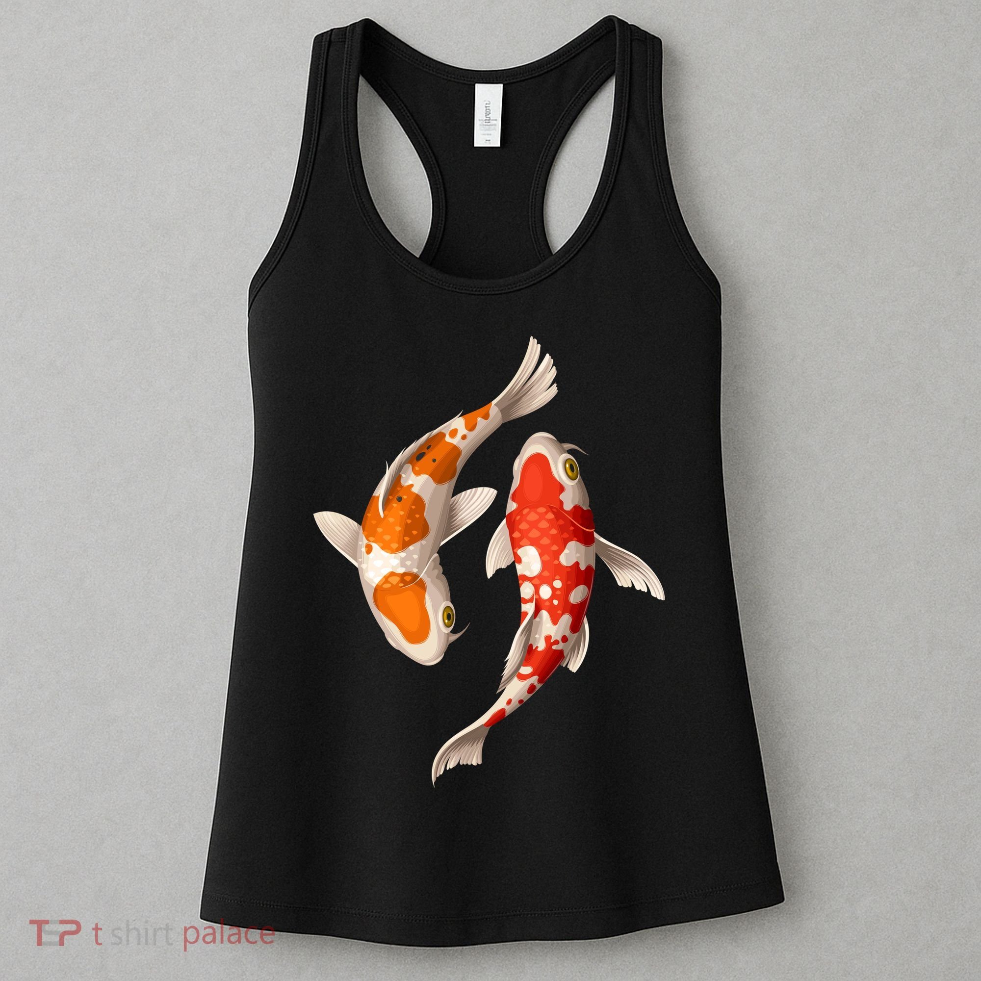 Swimming Koi Fishes Women's Tank Top
