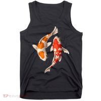 Swimming Koi Fishes Tank Top thumb 0