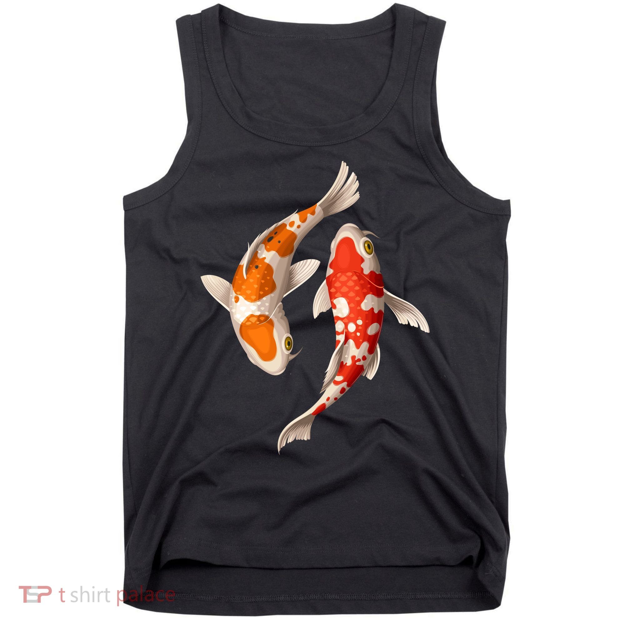 Swimming Koi Fishes Tank Top