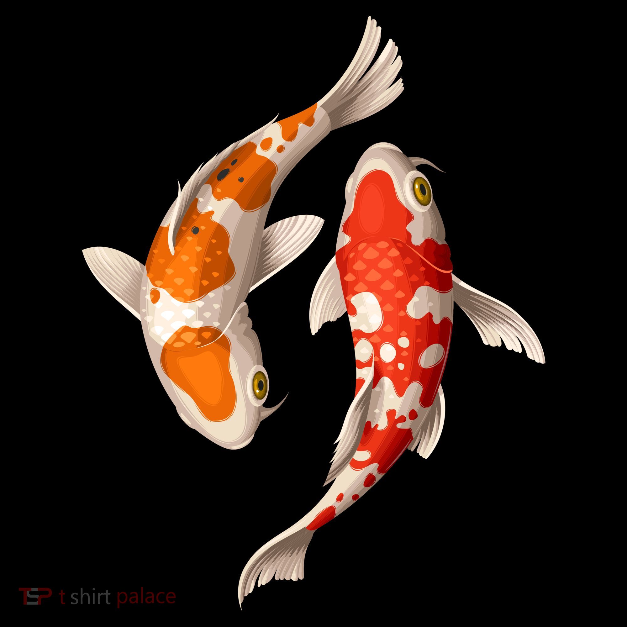 Swimming Koi Fishes Toddler T-Shirt