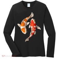 Swimming Koi Fishes Women's Long Sleeve Shirt thumb 0