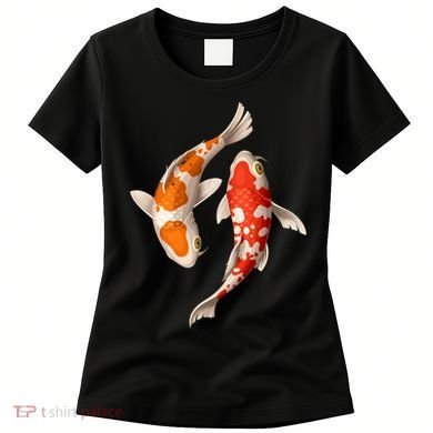 Swimming Koi Fishes Women's T-Shirt