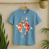 Swimming Koi Fishes T-Shirt thumb 2