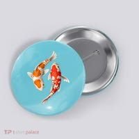 Swimming Koi Fishes Button thumb 0