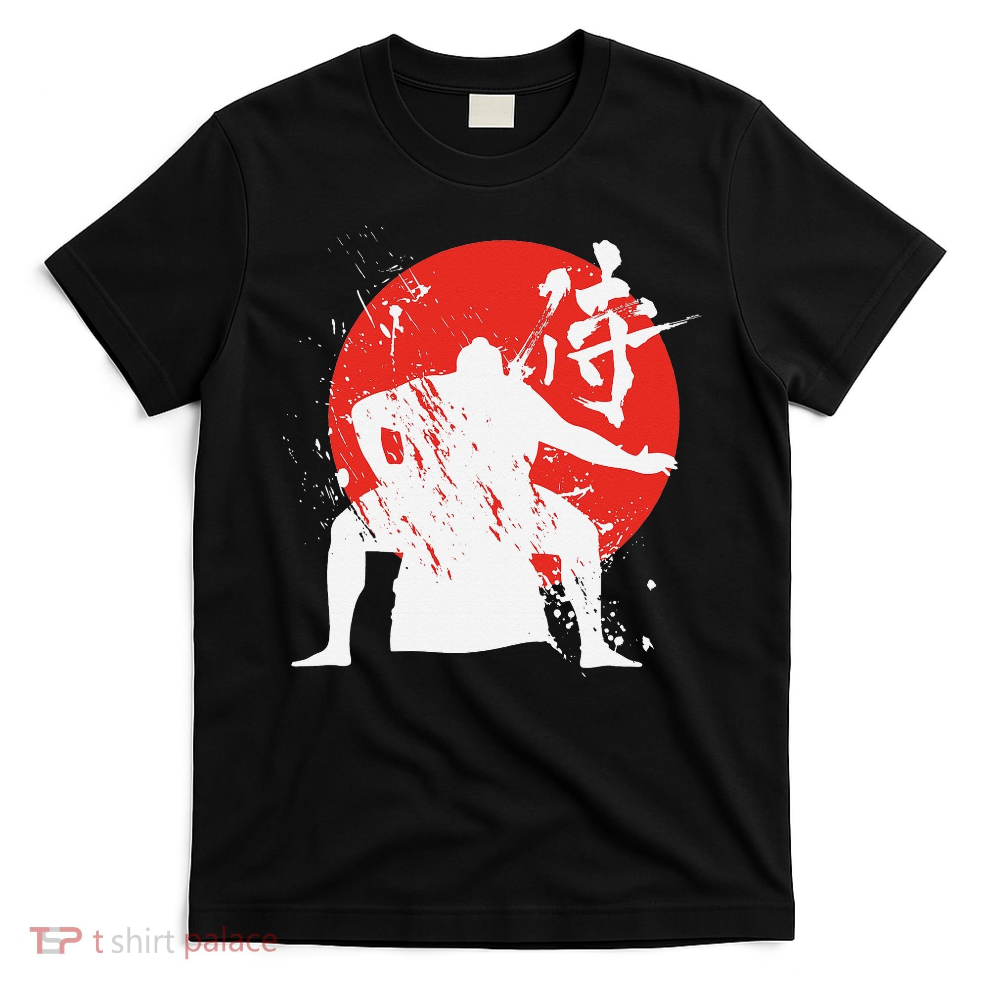Sumo Wrestler Japanese Kanji Japan Wrestling  T-Shirt