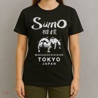 Sumo Wrestler Japanese Kanji Japan Wrestling  T-Shirt thumb 4