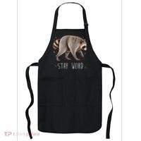 Stay Weird Jimothy The Raccoon Viral Funny Apron thumb 0