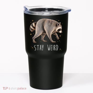 Stay Weird Jimothy The Raccoon Viral Funny Tumbler
