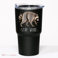 Stay Weird Jimothy The Raccoon Viral Funny Tumbler thumb 0