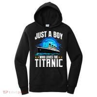 Ship Who Just Love The RMS Titanic Christmas Pajama Boy  Women's Hoodie thumb 0