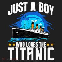 Ship Who Just Love The RMS Titanic Christmas Pajama Boy  Hat thumb 2