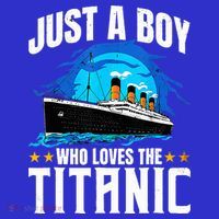 Ship Who Just Love The RMS Titanic Christmas Pajama Boy  Women's Tank Top thumb 5
