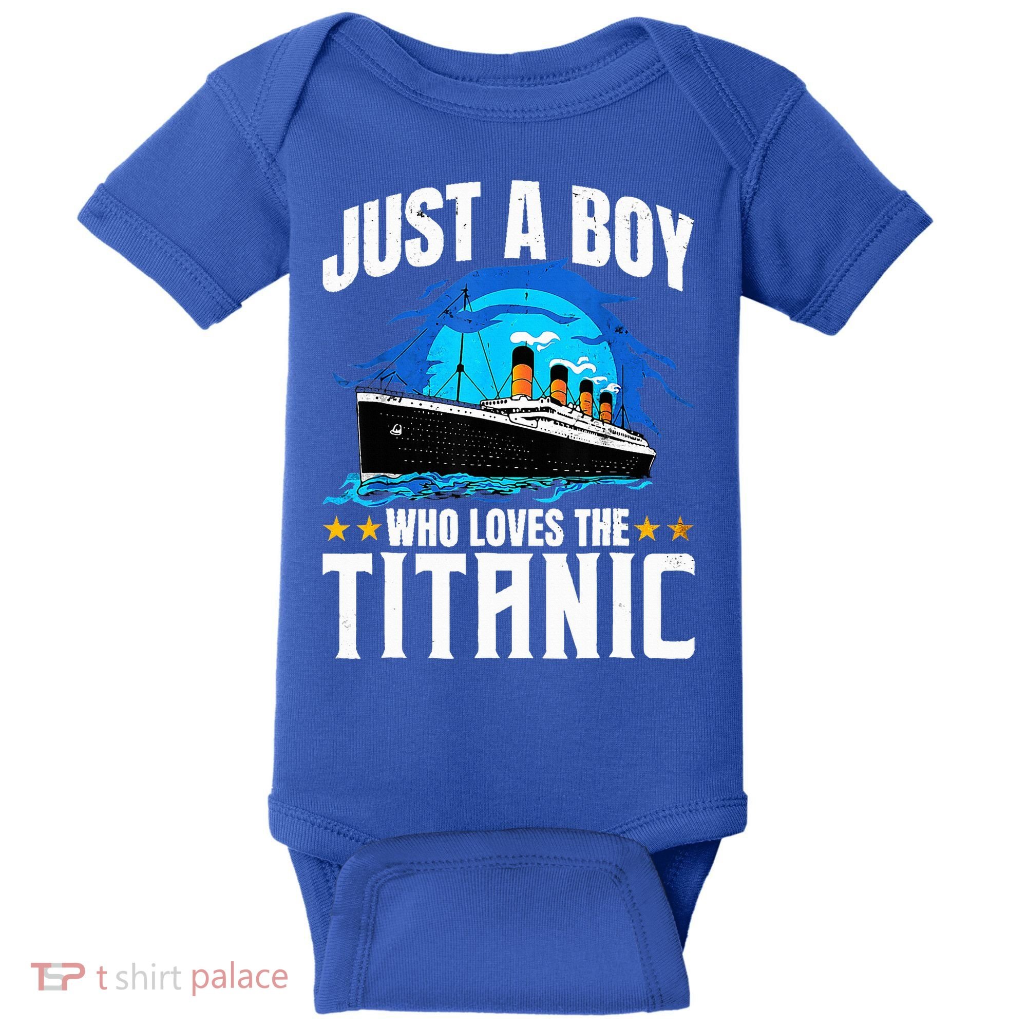 Ship Who Just Love The RMS Titanic Christmas Pajama Boy  Baby Bodysuit