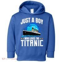 Ship Who Just Love The RMS Titanic Christmas Pajama Boy  Toddler Hoodie thumb 0