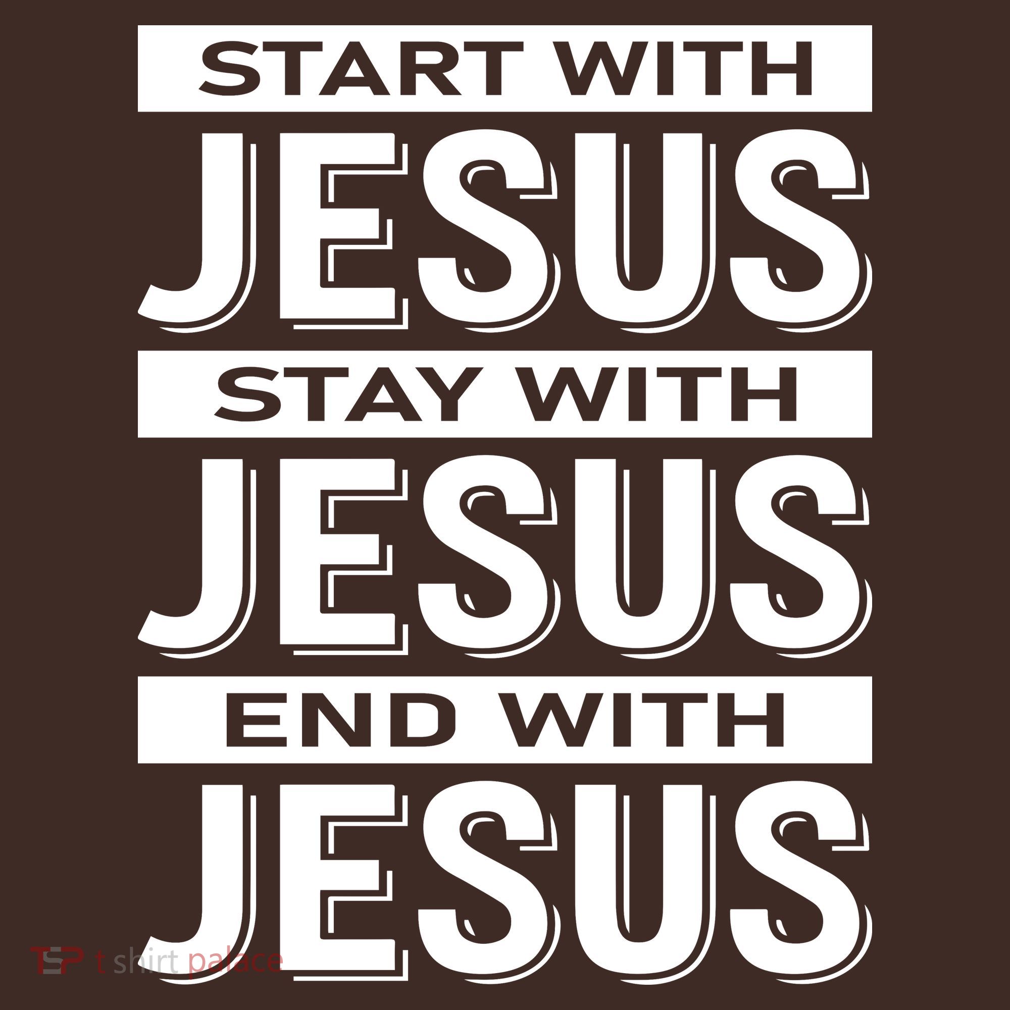 Start With Jesus Stay With End With Baby Bodysuit