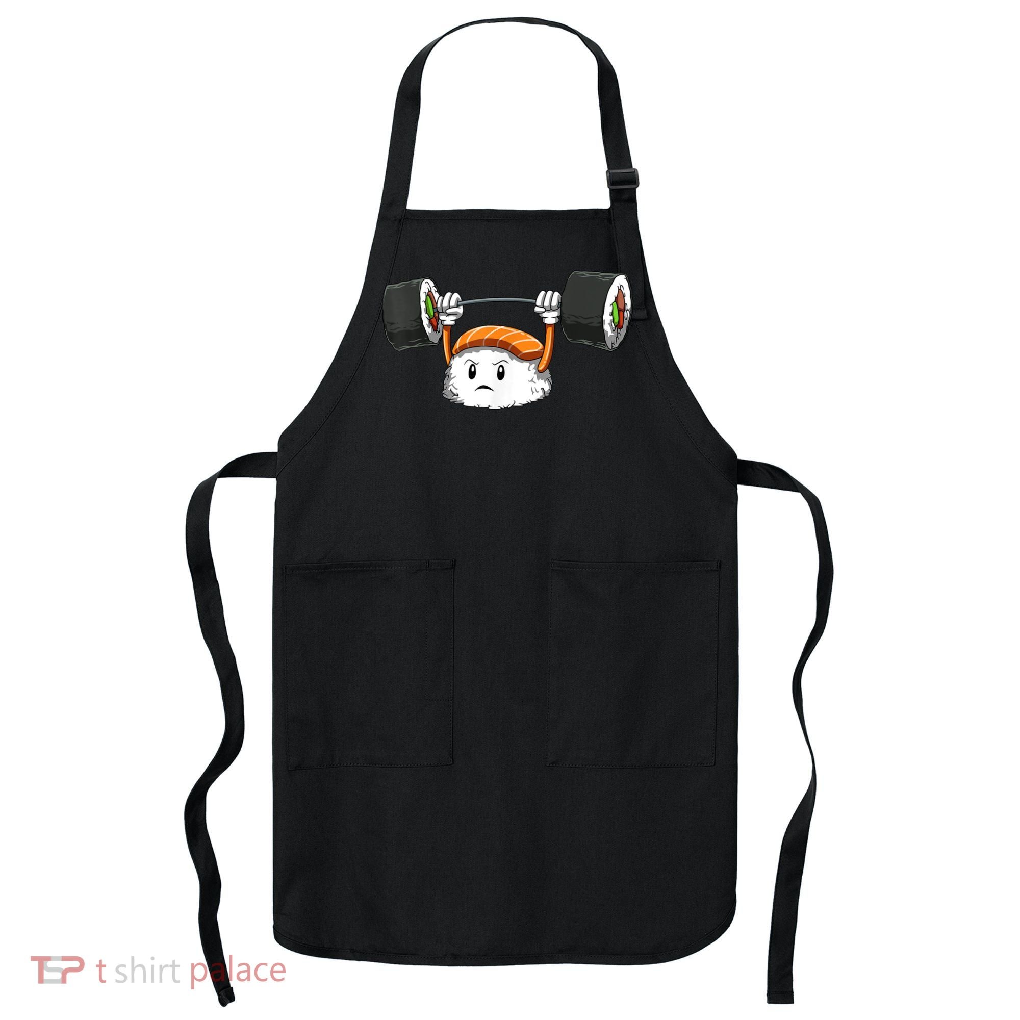 Sushi Weight Lifting Gym Sushi Workout Japanese Bodybuilder Apron