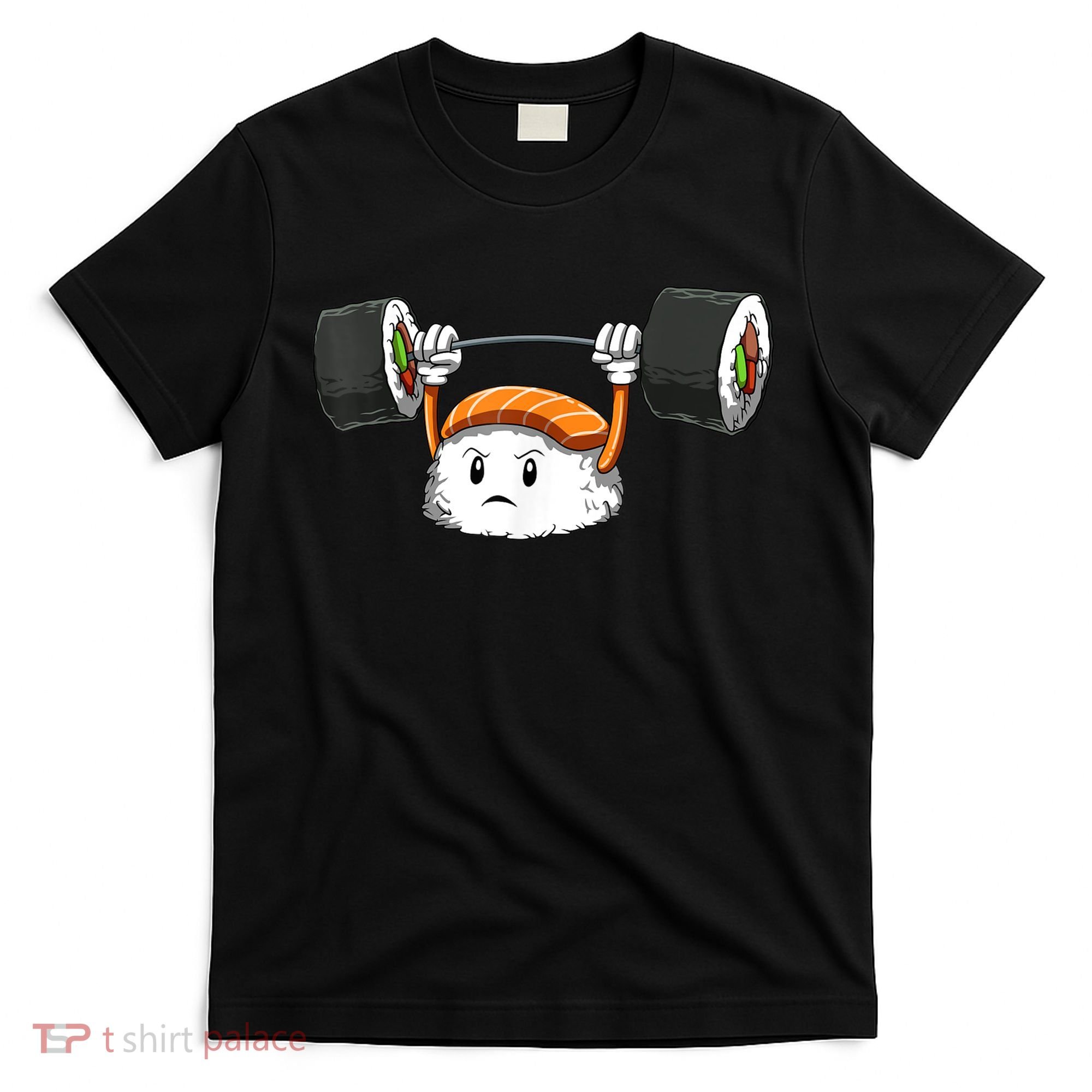 Sushi Weight Lifting Gym Sushi Workout Japanese Bodybuilder T-Shirt