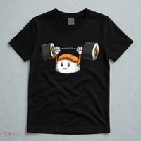 Sushi Weight Lifting Gym Sushi Workout Japanese Bodybuilder T-Shirt thumb 5