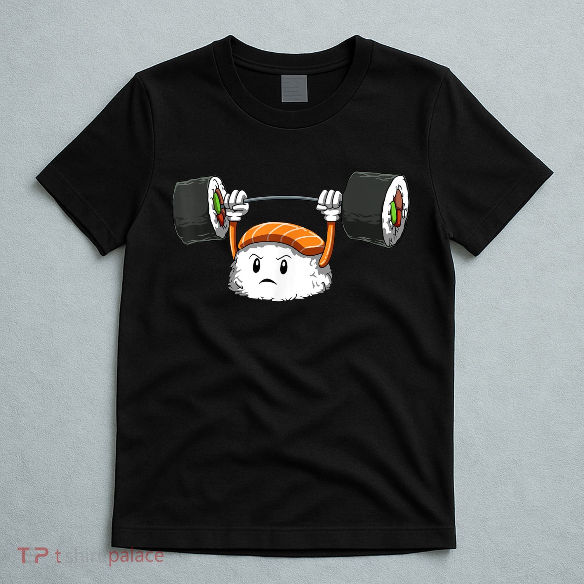 Sushi Weight Lifting Gym Sushi Workout Japanese Bodybuilder T-Shirt