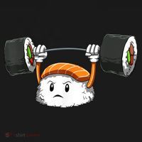 Sushi Weight Lifting Gym Sushi Workout Japanese Bodybuilder Women's Hoodie thumb 2