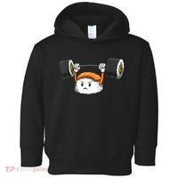 Sushi Weight Lifting Gym Sushi Workout Japanese Bodybuilder Toddler Hoodie thumb 0