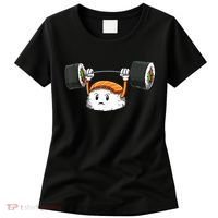 Sushi Weight Lifting Gym Sushi Workout Japanese Bodybuilder Women's T-Shirt thumb 0