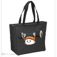 Sushi Weight Lifting Gym Sushi Workout Japanese Bodybuilder Tote Bag thumb 2
