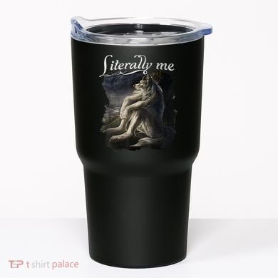 Sitting Wolf Literally Me Funny Meme Tumbler