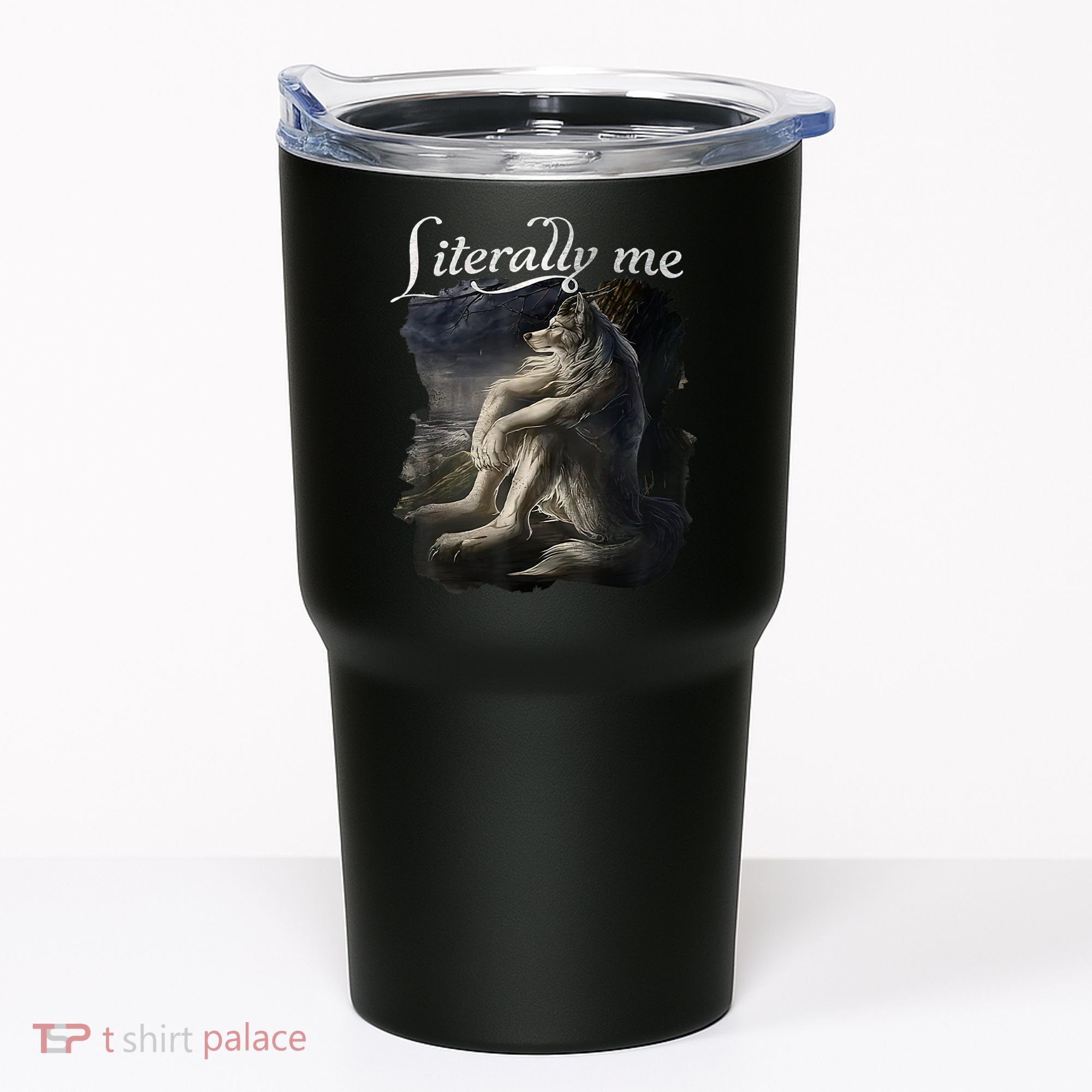 Sitting Wolf Literally Me Funny Meme Tumbler