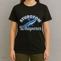 Sturgeon Whisperer Lake Life T Funny Fishing Gift T-Shirt thumb 4