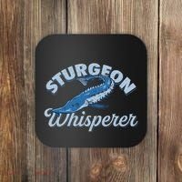 Sturgeon Whisperer Lake Life T Funny Fishing Gift Coaster thumb 0