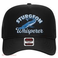 Sturgeon Whisperer Lake Life T Funny Fishing Gift Hat thumb 0