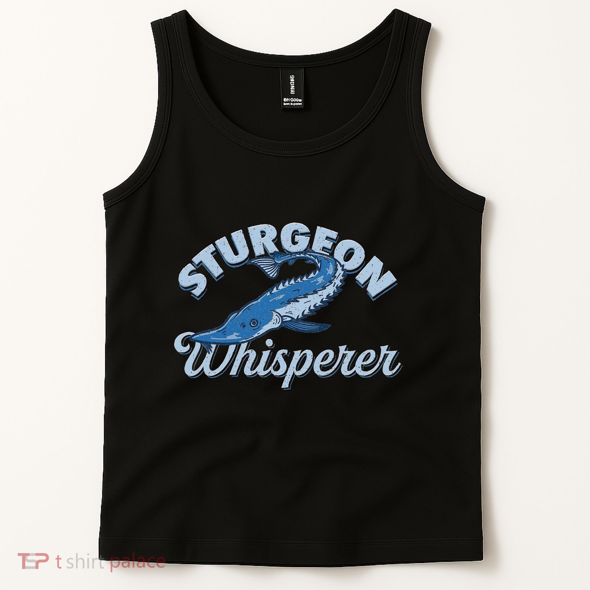 Sturgeon Whisperer Lake Life T Funny Fishing Gift Tank Top