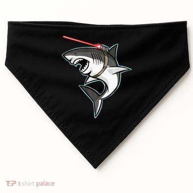 Shark with Laser Beam Premium USA-Made Doggie Bandana
