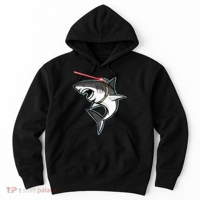 Shark with Laser Beam Premium Hoodie