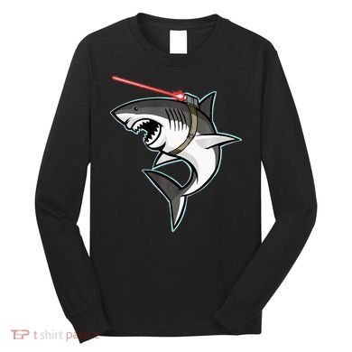Shark with Laser Beam Premium Long Sleeve Shirt