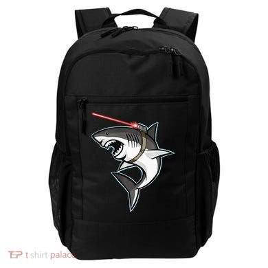 Shark with Laser Beam Premium Backpack